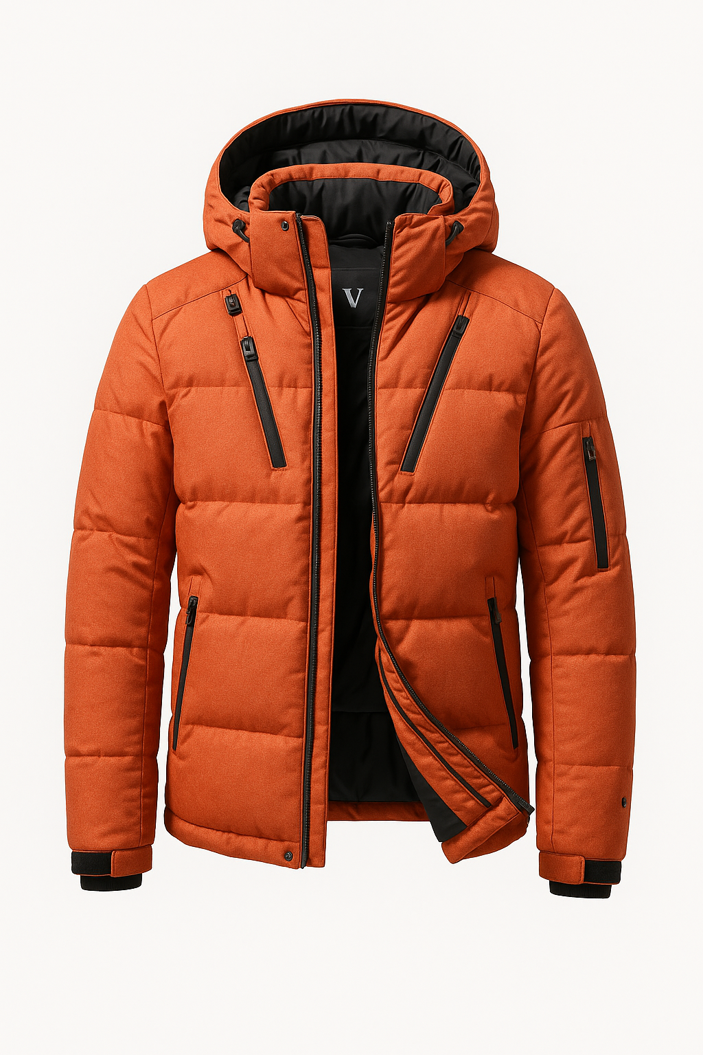 Campera acolchada técnica con capucha – Latido Invernal