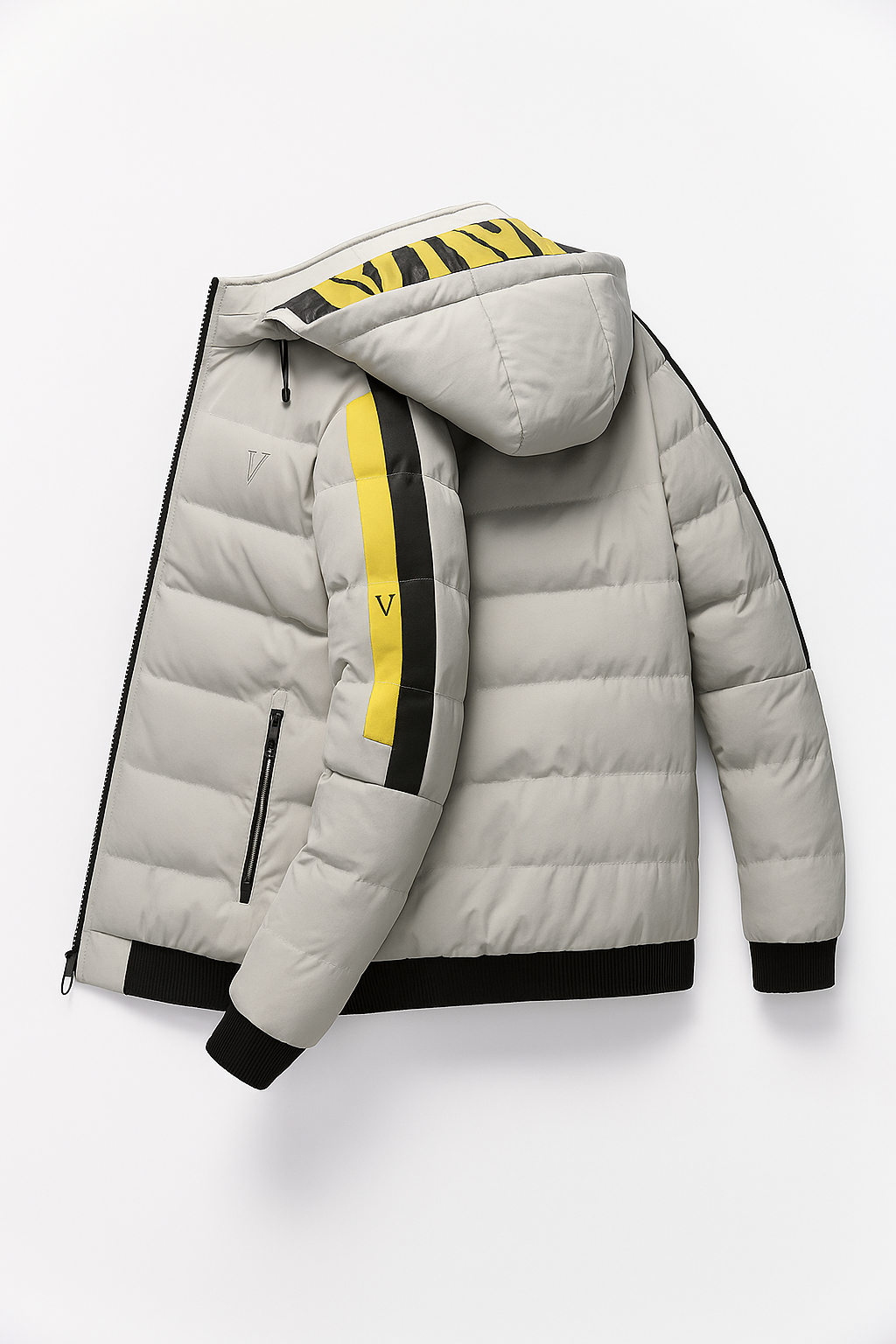 Campera acolchada con capucha desmontable – Sendero Urbano