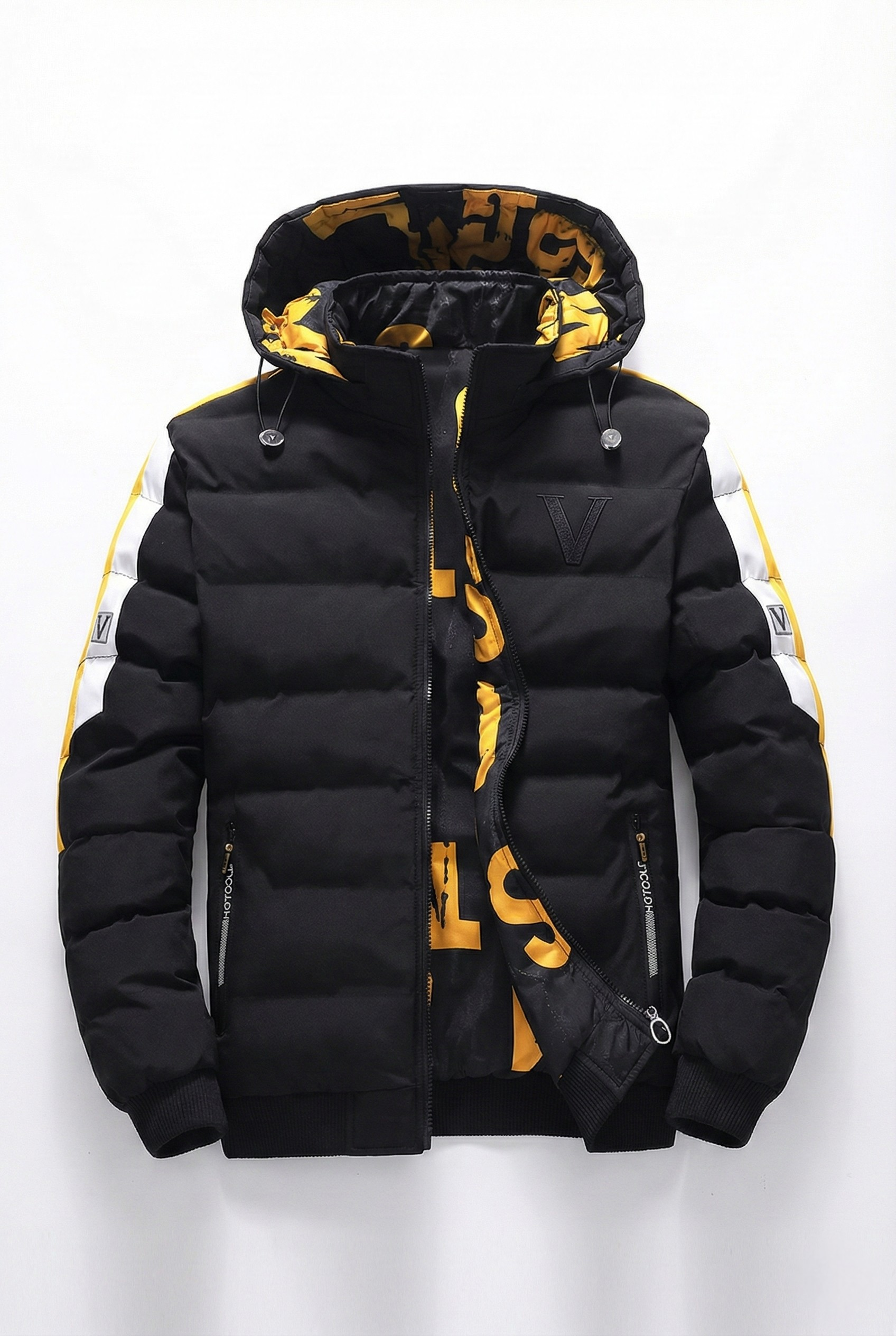 Campera acolchada con capucha desmontable – Sendero Urbano