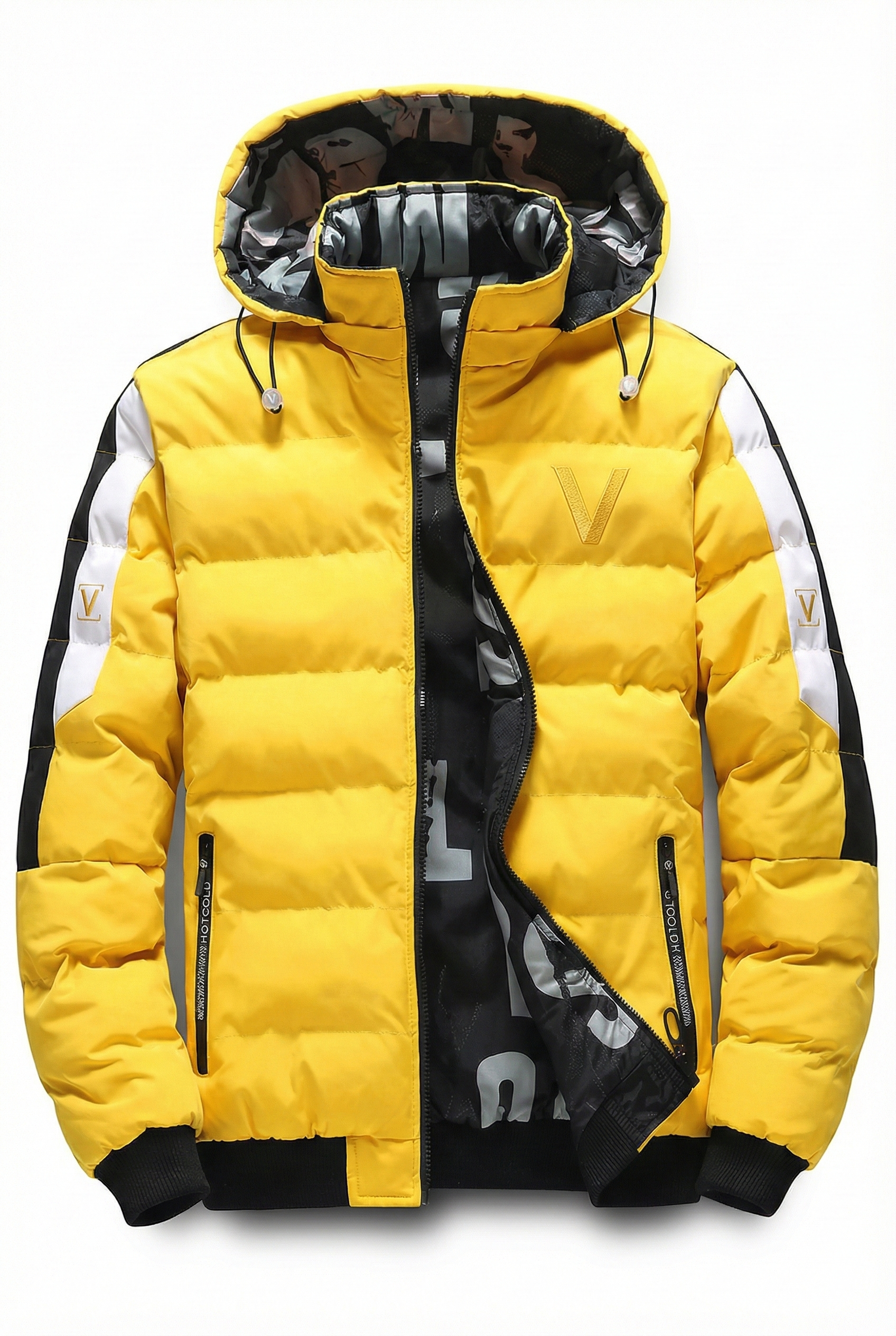 Campera acolchada con capucha desmontable – Sendero Urbano