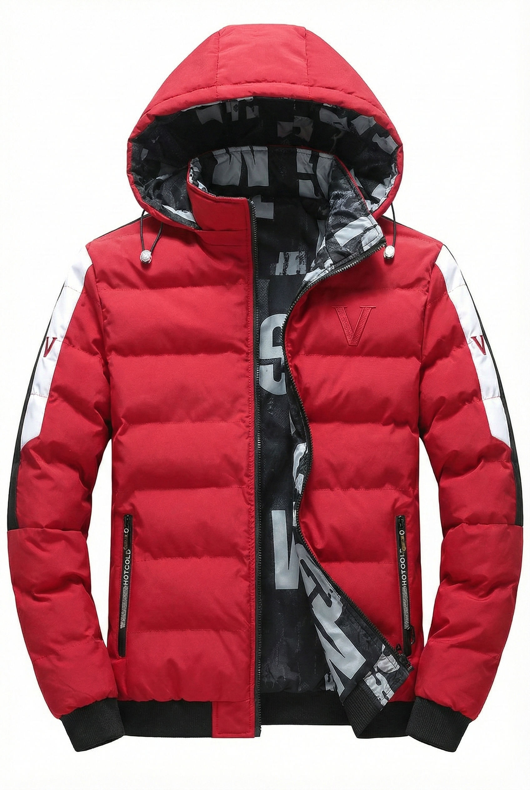 Campera acolchada con capucha desmontable – Sendero Urbano