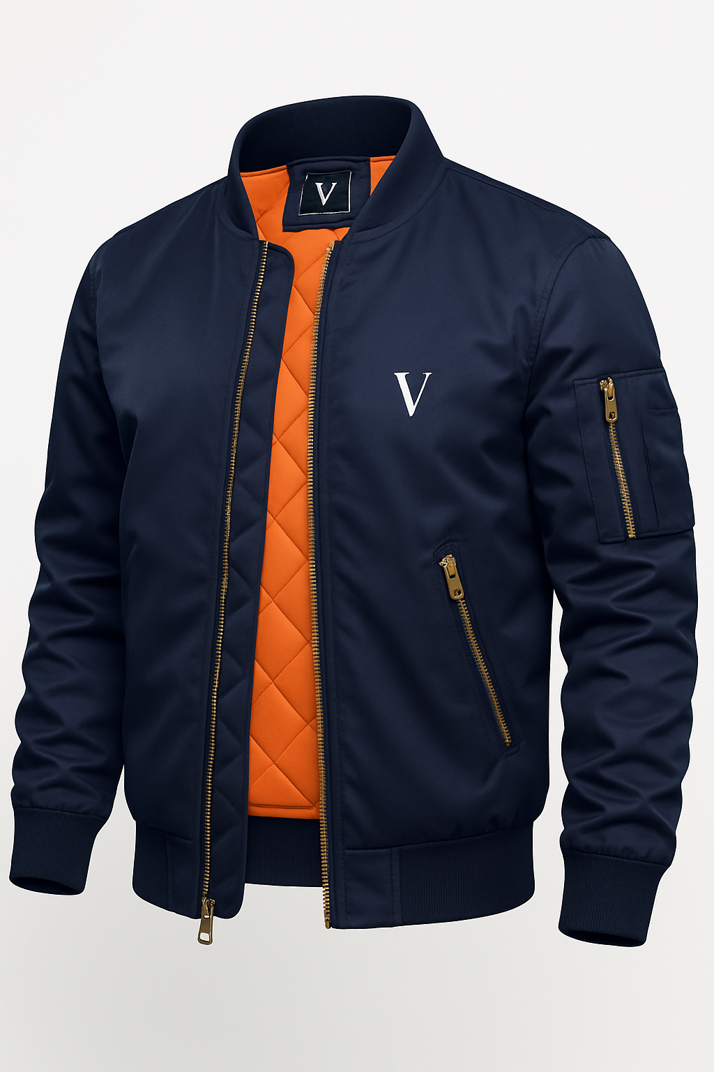 Campera bomber con forro matelassé – Pulso Metropolitano