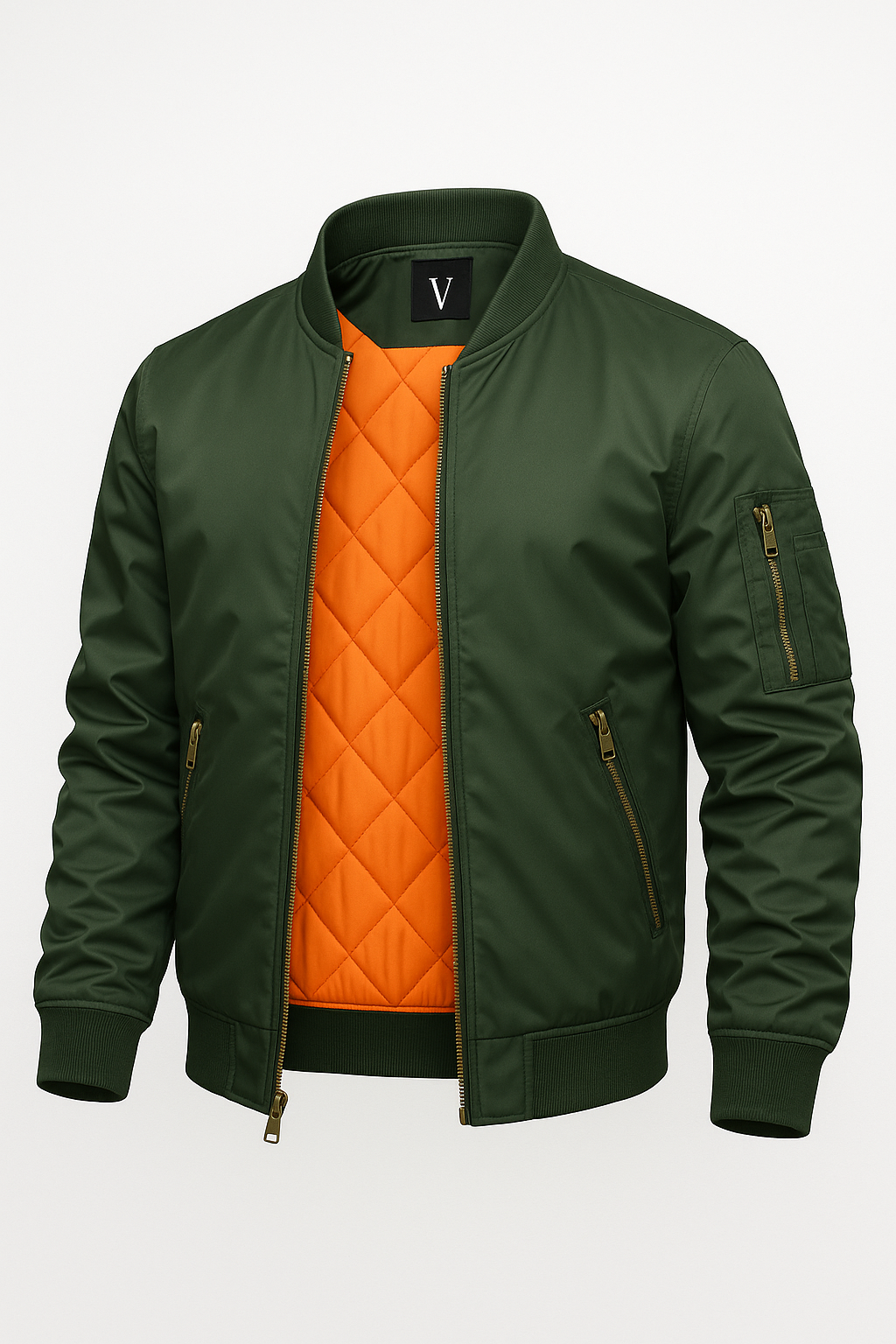 Campera bomber con forro matelassé – Pulso Metropolitano