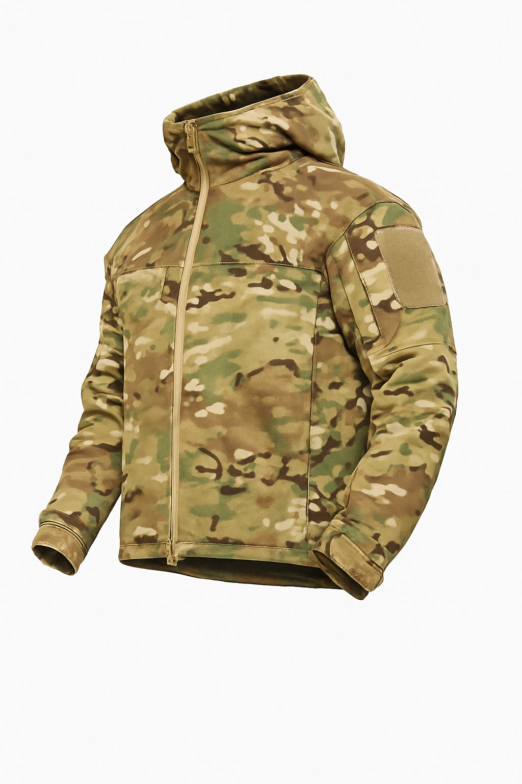 Campera táctica acolchada con capucha – Noche Salvaje